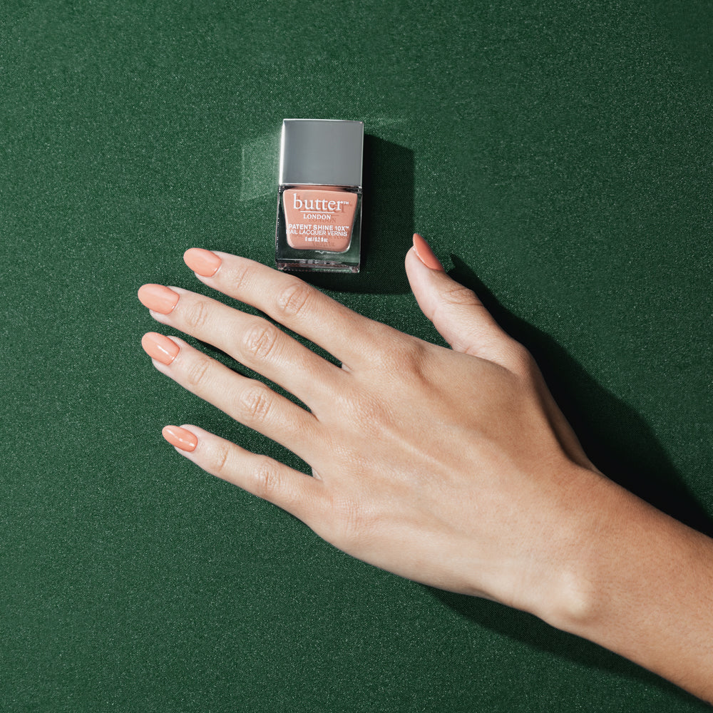 Patent Shine 10X Nail Lacquer - Blushing Terracotta, 0.2 Fl Oz