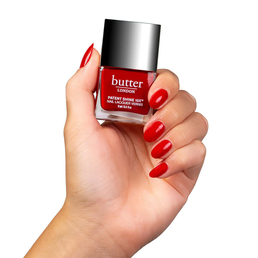 Her Majesty's Red Patent Shine 10X Nail Lacquer - butterlondon-shop