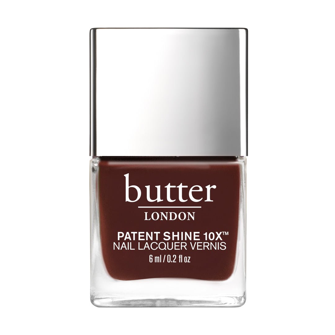 Mini Boozy Chocolate Patent Shine 10X Nail Lacquer - butterlondon-shop