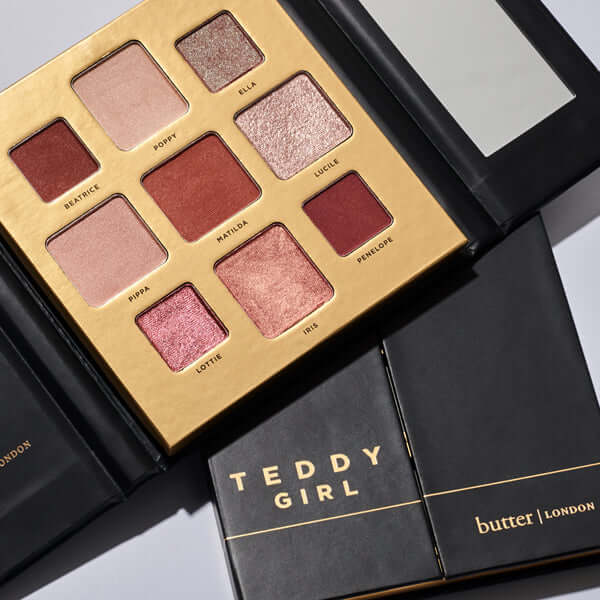 ADD A TOUCH OF REBELLIOUS DECADENCE IN THE TEDDY GIRL EYESHADOW PALETTE - butterlondon-shop
