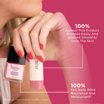 Cheeky Berry Nail Blush and Berry Best Silky Tint panel test results