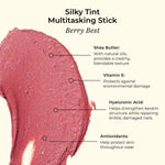 Silky Tint Multitasking Stick (Berry Best) ingredient infographic