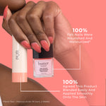 Sunset Glow Nail Blush and Coral Cosmo Silky Tint panel test results