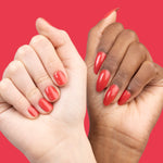 Nail Blush on hands 