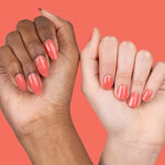 Nail Blush on hands 