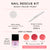 Nail Rescue Kit - Melt Away Cuticle Exfoliator, Glass Cuticle Pusher, and Nail Blush Restorative Treatment bundle
