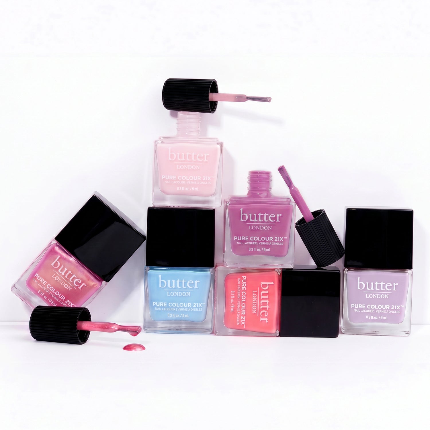 Summertime Vibes 6-Piece Pure Colour 21X Nail Lacquer Set