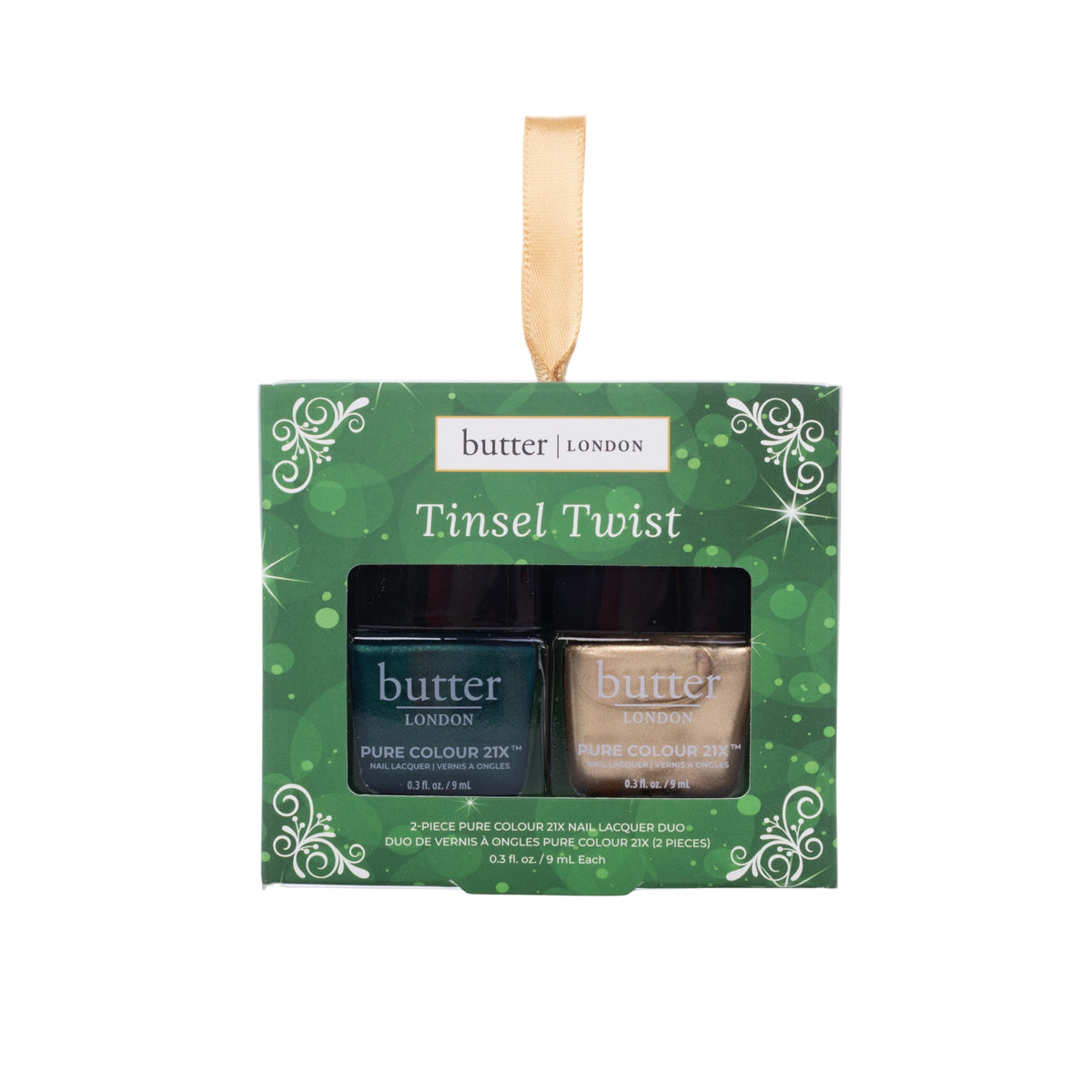 Tinsel Twist Holiday Nail Lacquer Duo