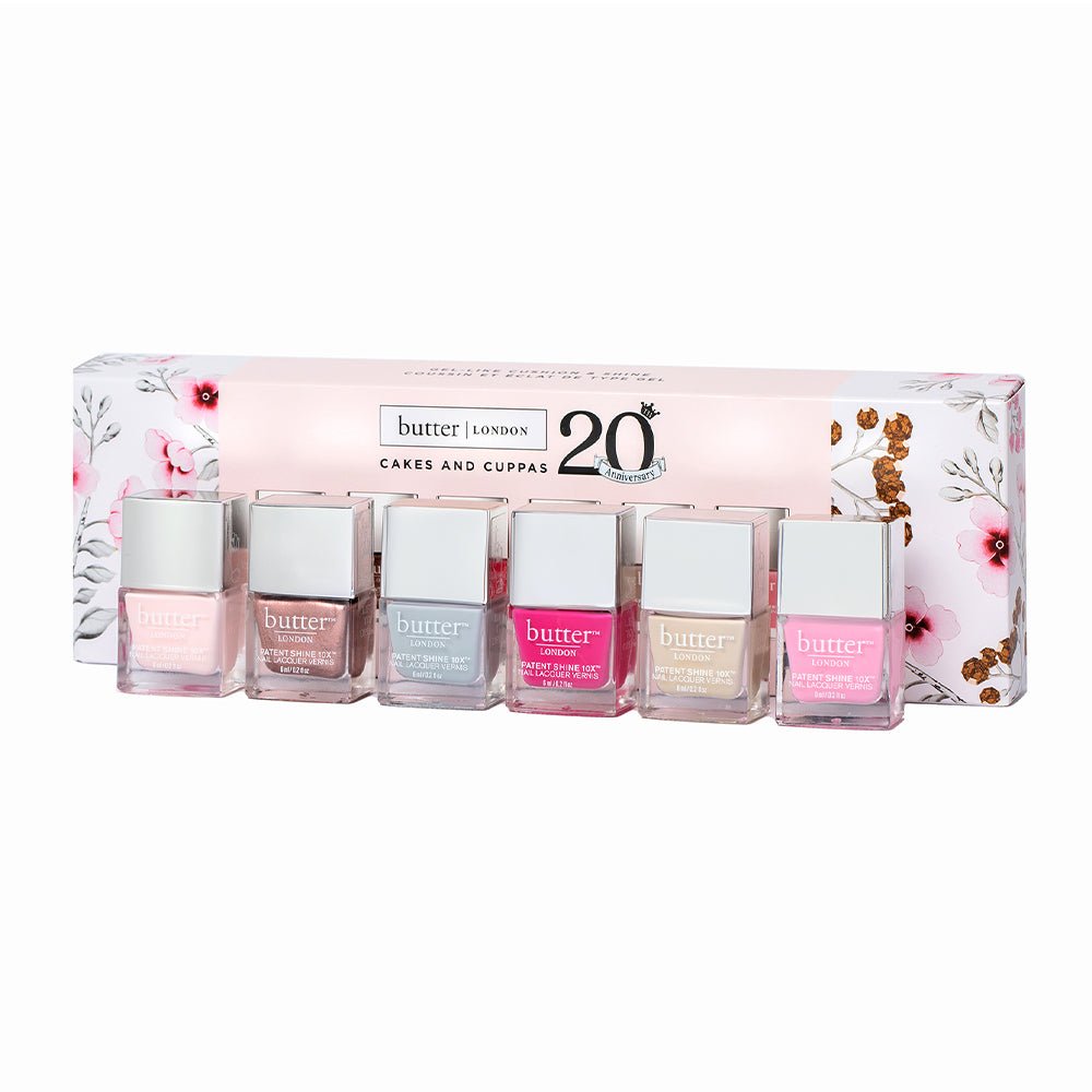 Cakes & Cuppas 6 - Piece Nail Lacquer Set - butter LONDONNail Polish Set