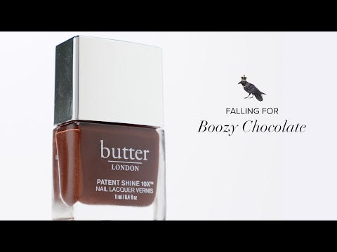 Boozy Chocolate Patent Shine 10X Nail Lacquer