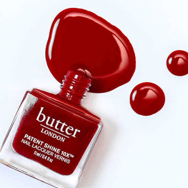 Come to Bed Red Patent Shine 10X Nail Lacquer - butterlondon-shopNail Polish