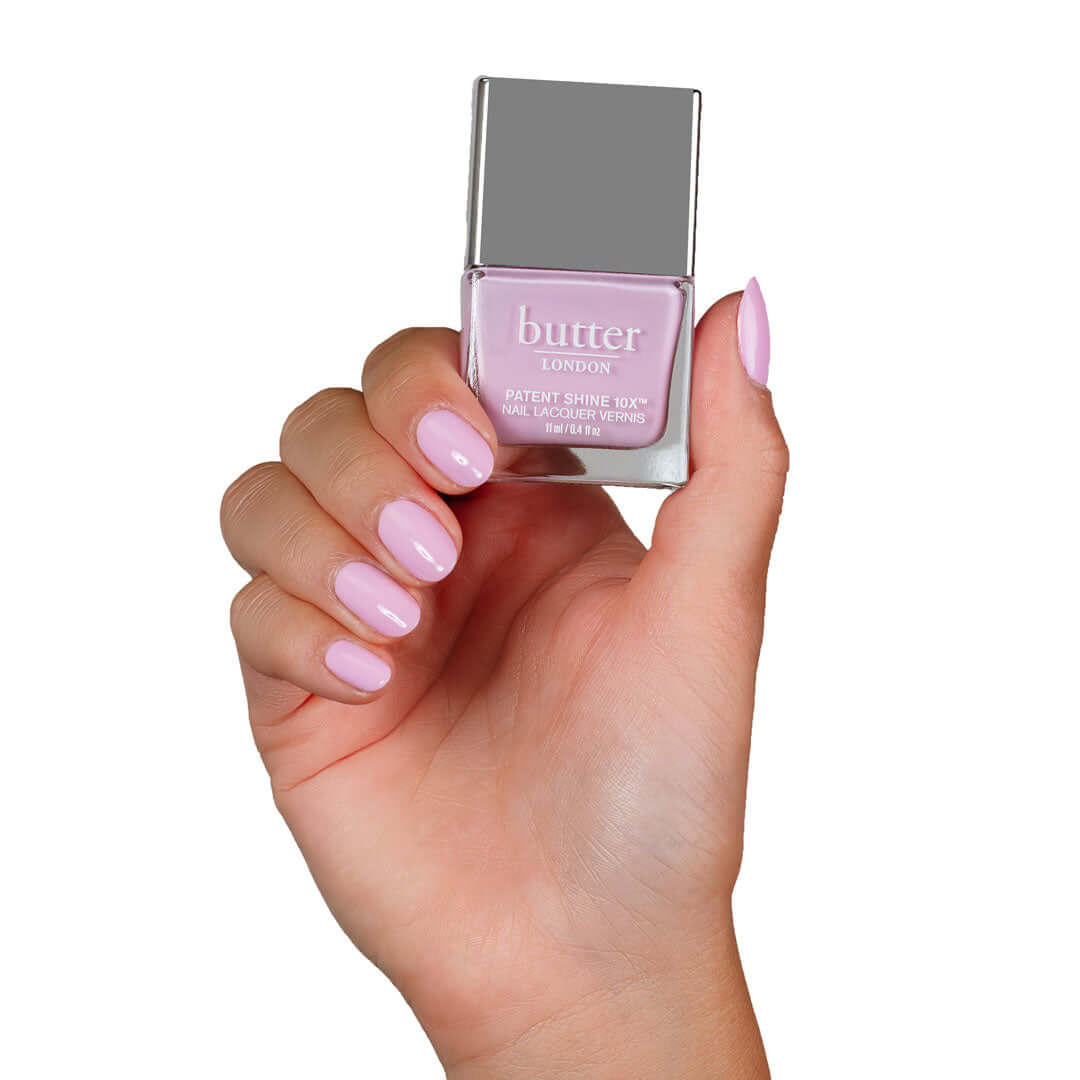 English Lavender Mini Patent Shine 10X Nail Lacquer - butterlondon-shop