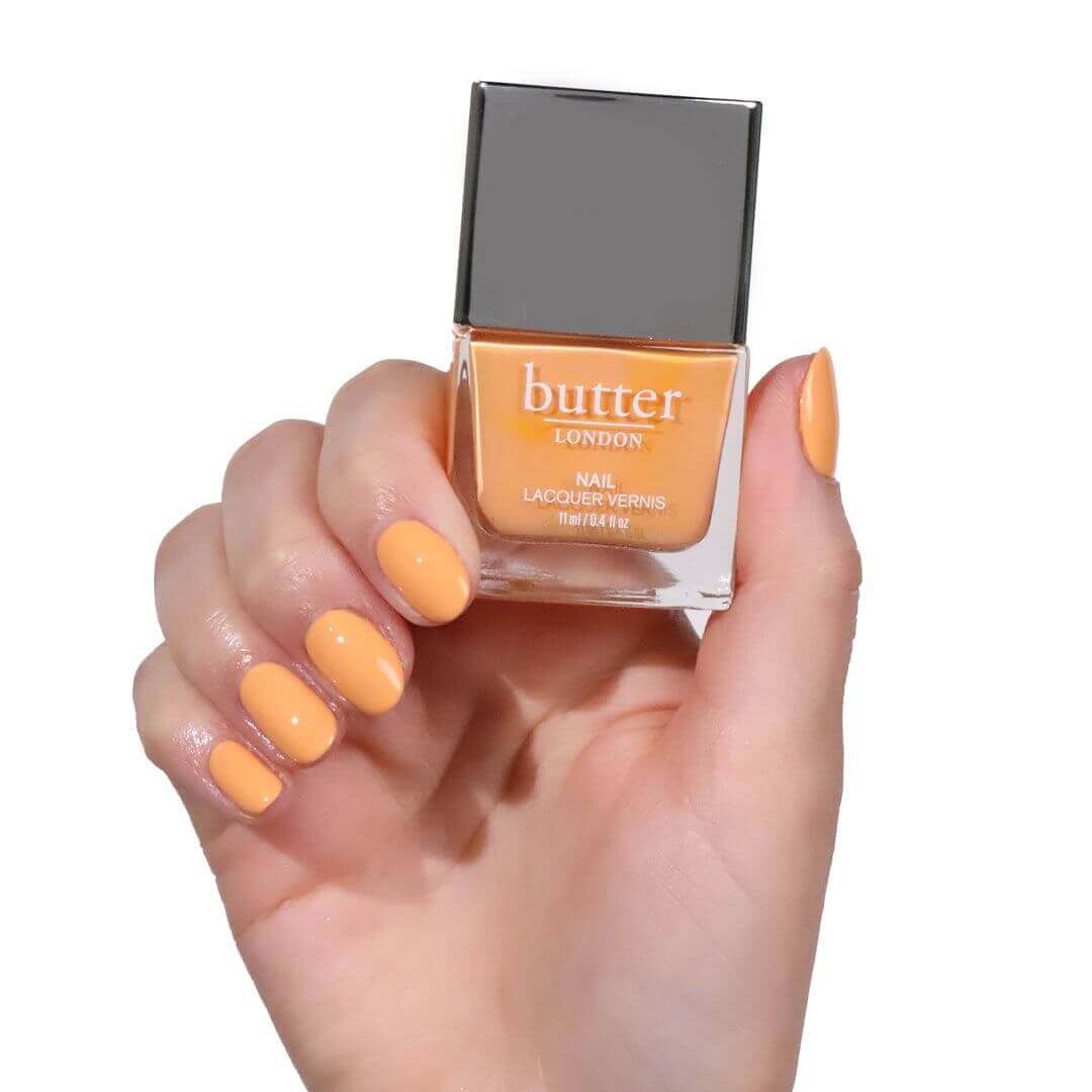 Pop Orange Patent Shine 10X Nail Lacquer - butterlondon-shop